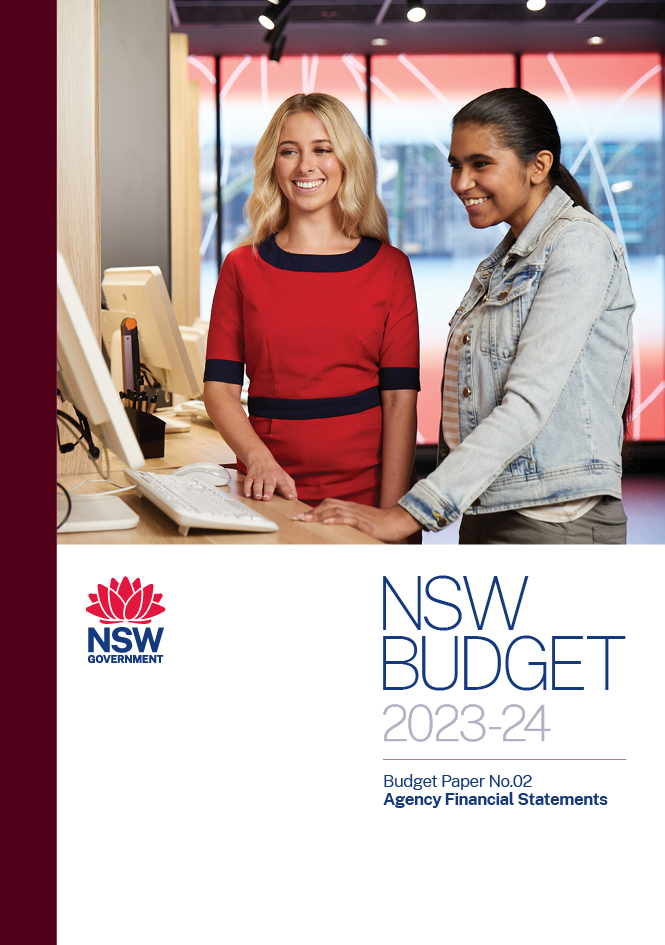 NSW Budget 2023-24 Agency Financial Statements Cover