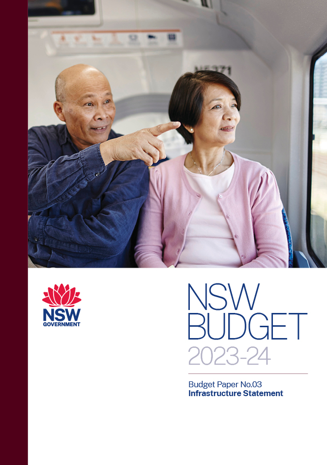 NSW Budget 2023-24 Infrastructure Statement Cover