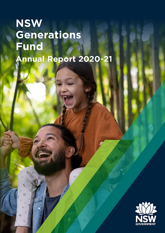 NSW Generations Fund Annual Report 2020-21 cover